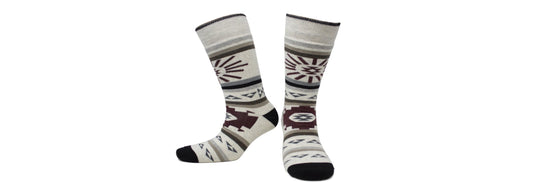Canadian Socks "First Nations" in Eco-friendly Certified Cotton (1 pair)