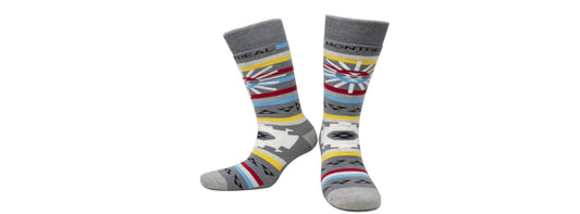 Canadian Socks "Mohawks" in Eco-friendly Certified Cotton (1 pair)
