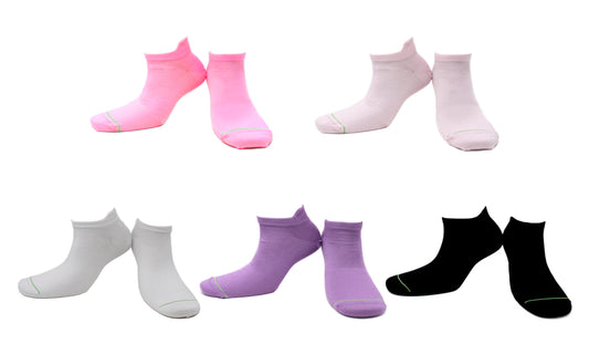 Chaussettes courtes Cyclisme femme Blanc - Chaussettes femme sport