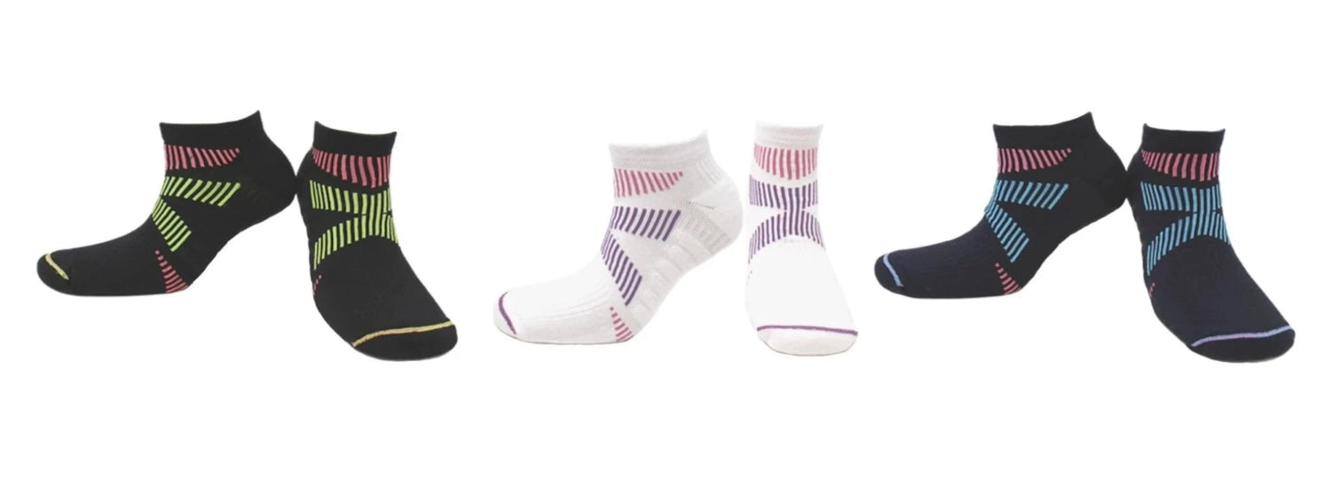 Socquettes Sport Bambou Femme Sans Couture - Blanc, Bleu Marine, Noir –  Kolibri Socks